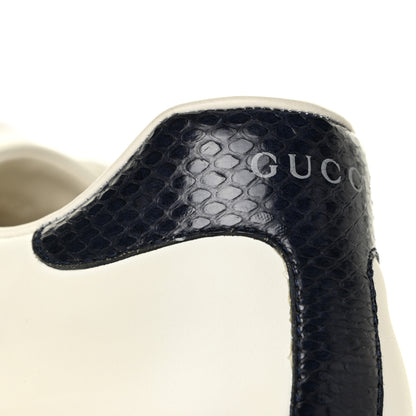 Gucci Miro Soft Calfskin Ayers Web Mens Ace Sneakers 11.5 White Blue 13 of 15