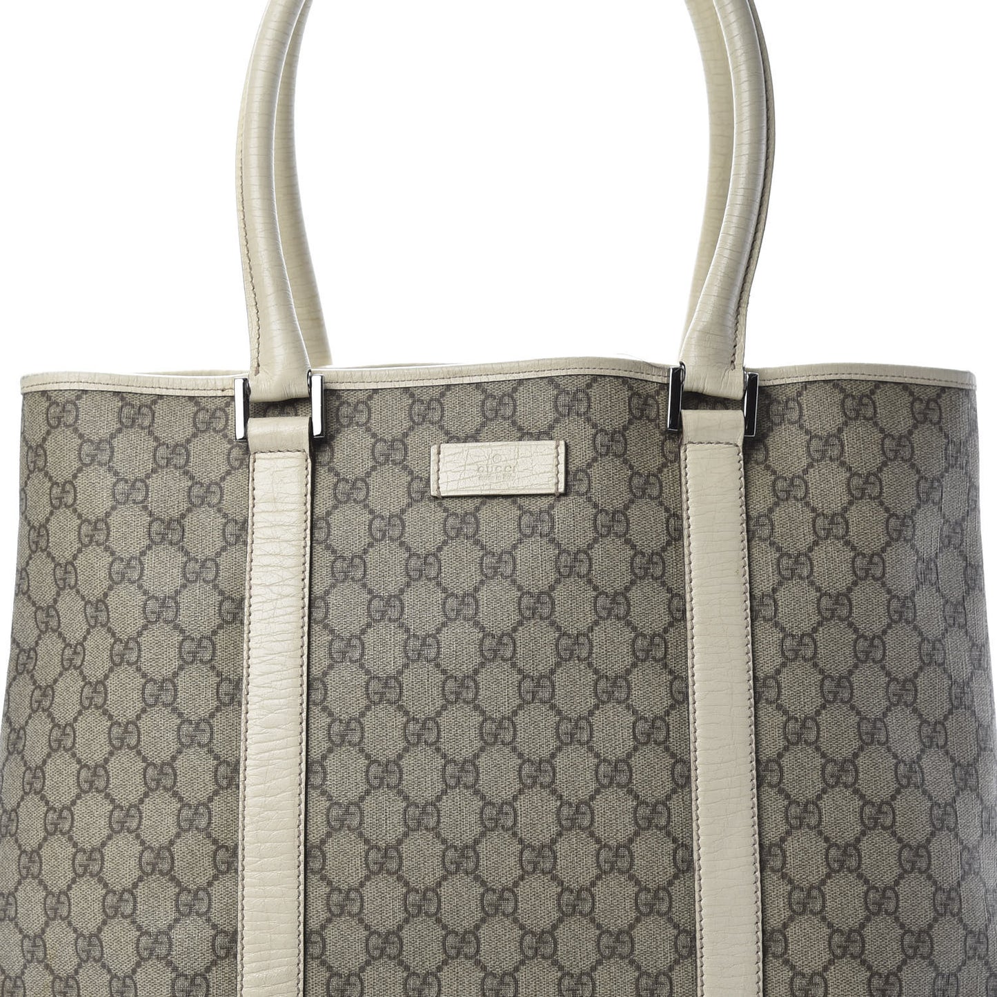 GG Plus Monogram Medium Joy Tote Off White