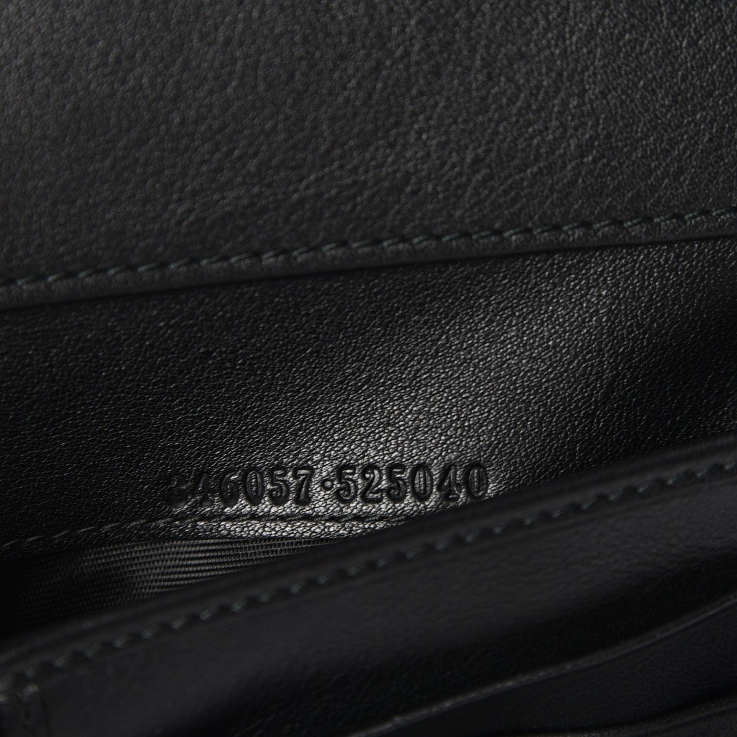 Guccissima Continental Flap Wallet Black