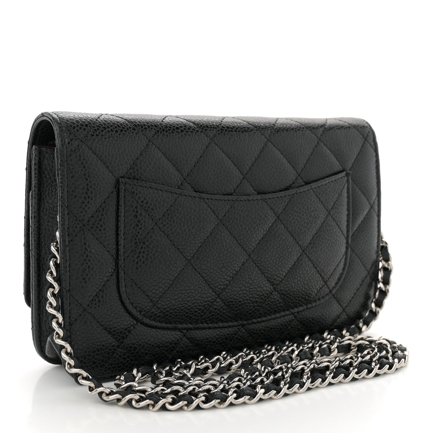 Chanel Caviar Quilted Wallet on Chain WOC Black 3 of 10