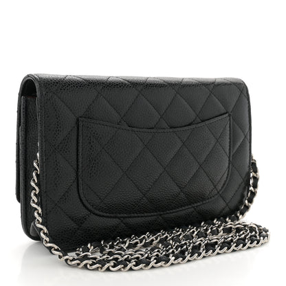 Chanel Caviar Quilted Wallet on Chain WOC Black 3 of 10