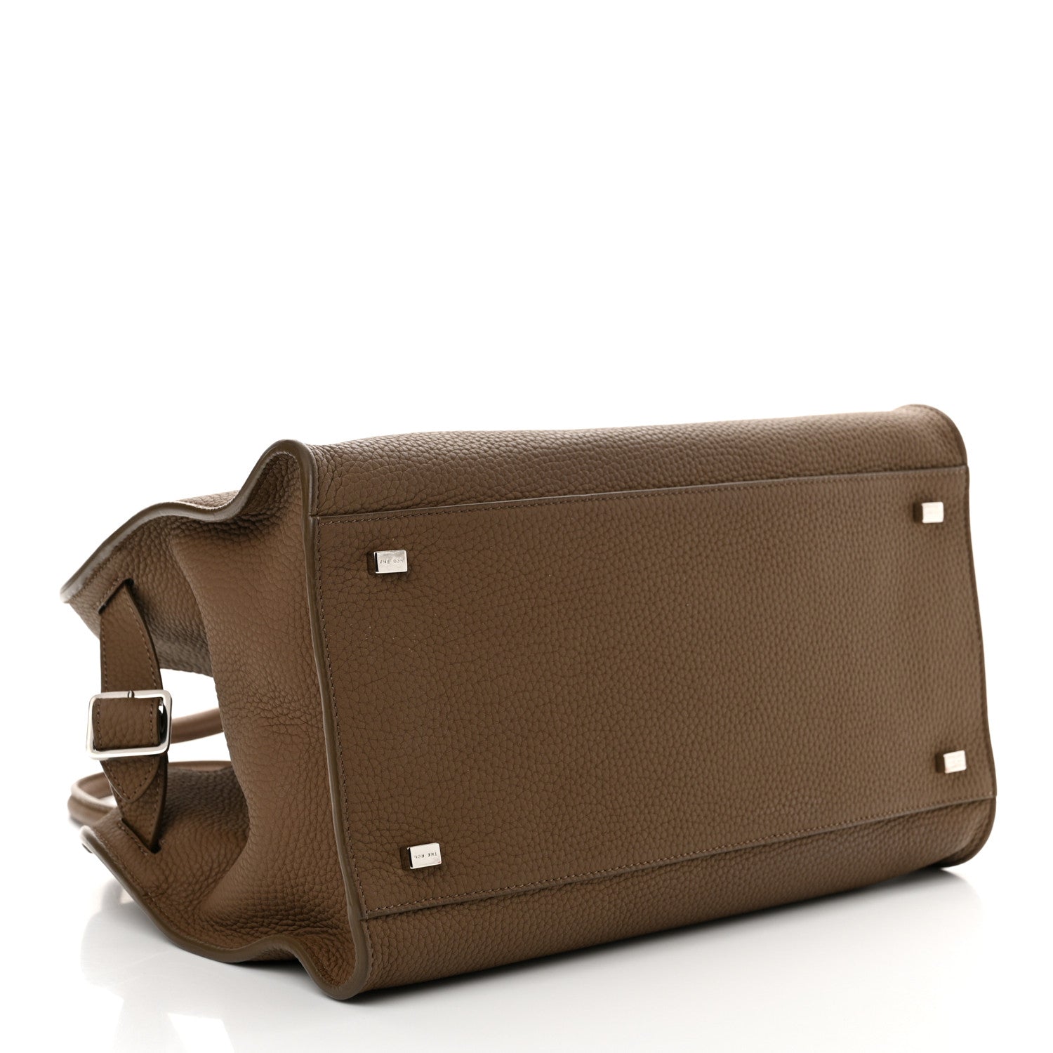 The Row Matte Grained Calfskin Soft Margaux 12 Taupe 4 of 9