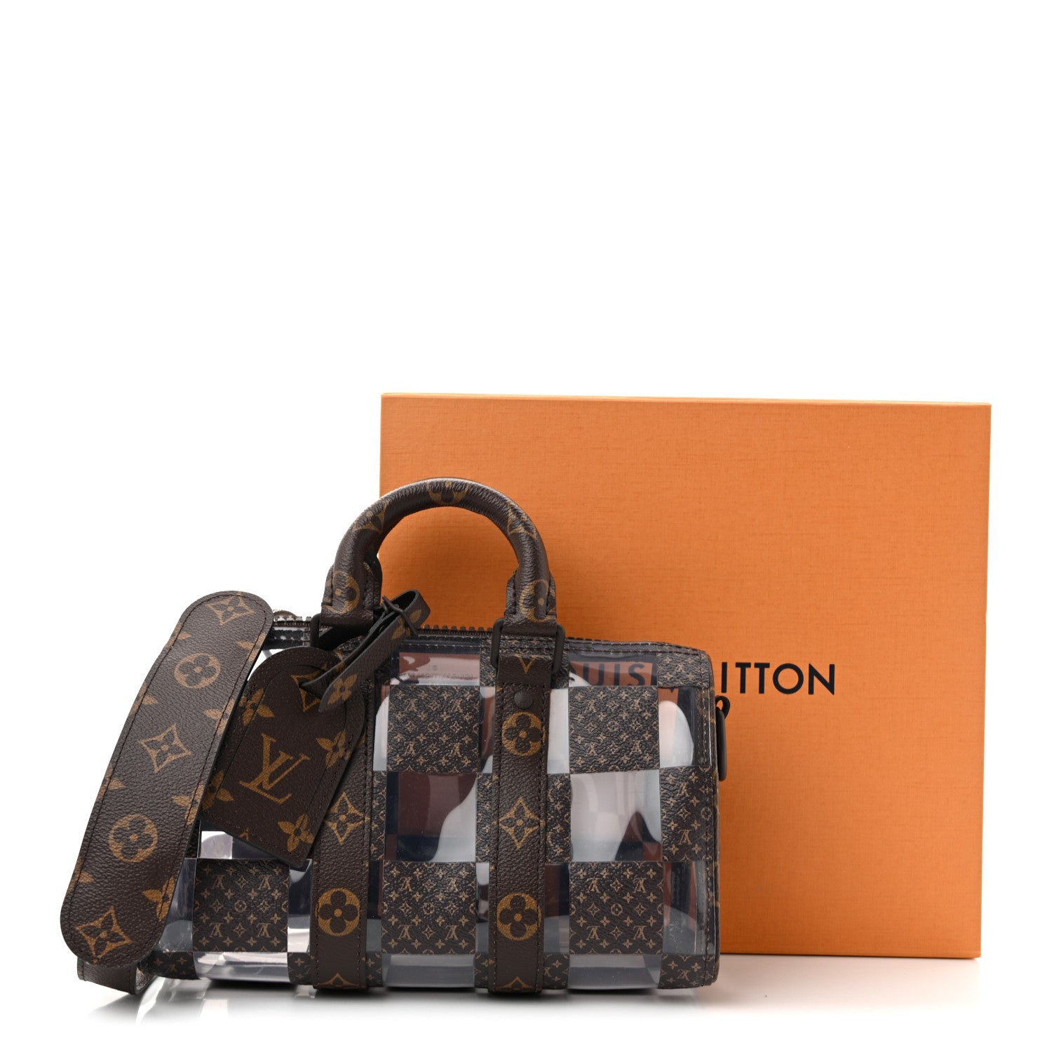 Louis Vuitton PVC Monogram Chess Keepall Bandouliere 25 13 of 13