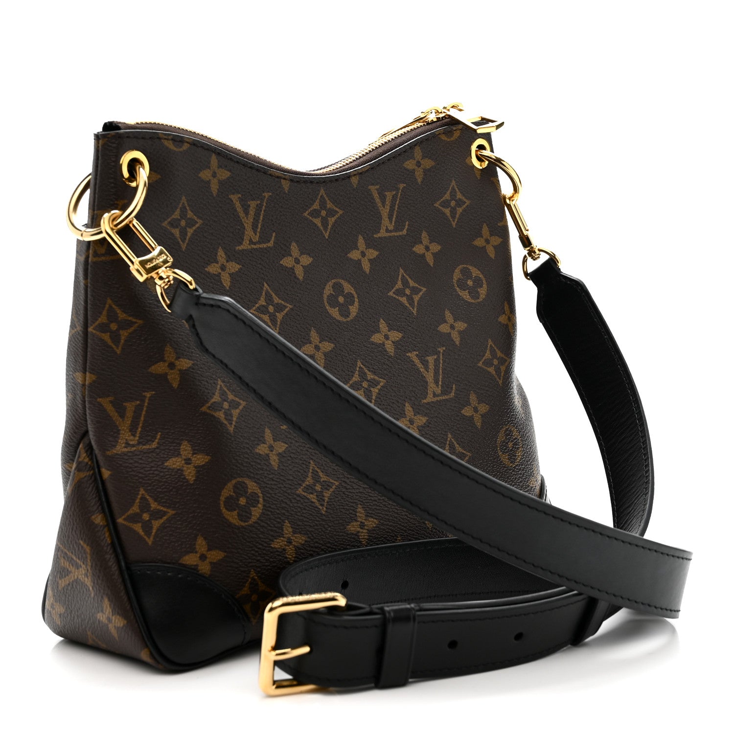 Louis Vuitton Monogram Odeon PM Black 3 of 11
