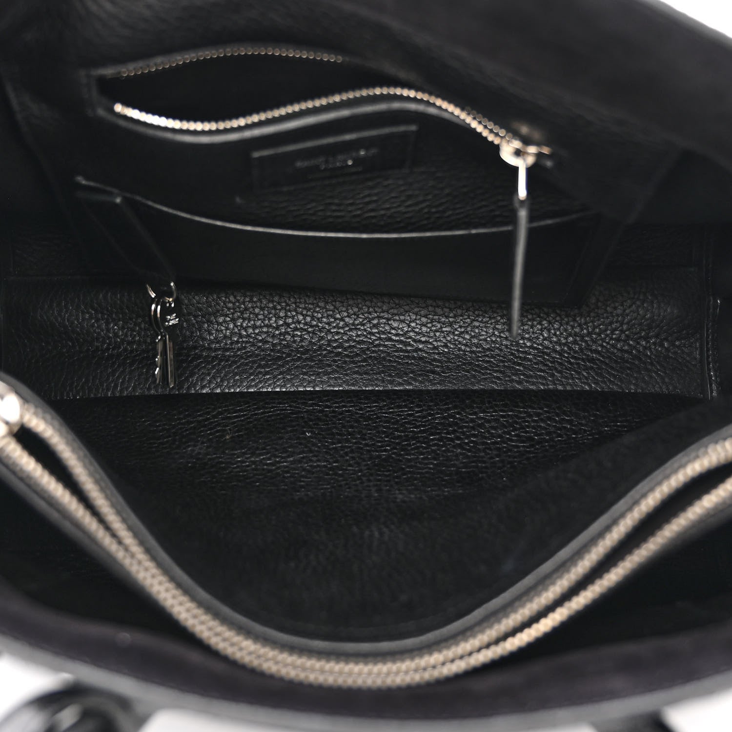 Saint Laurent Suede Calfskin Small Sac De Jour Black 5 of 10