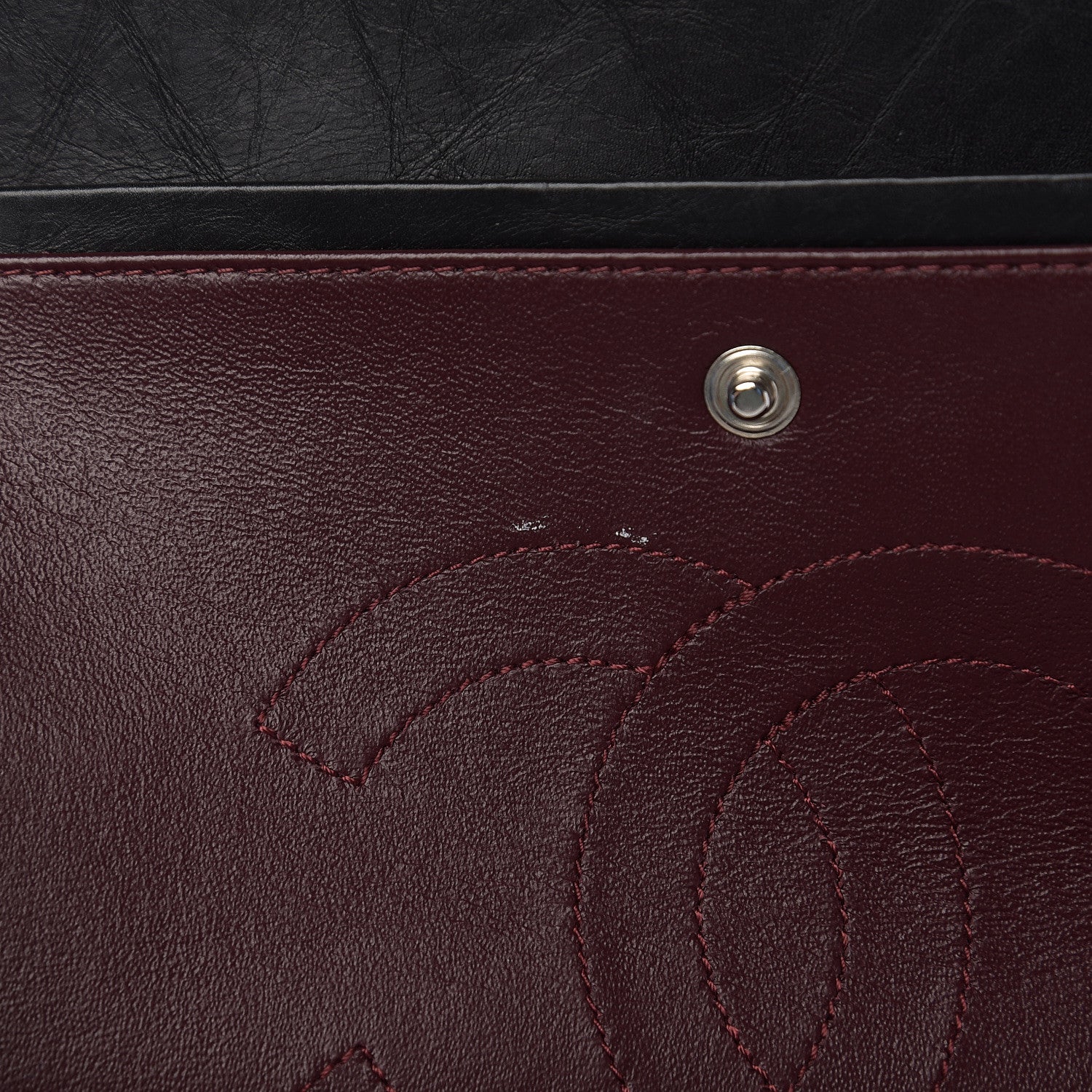 Chanel Aged Calfskin Quilted 2.55 Reissue 225 Flap Black 7 of 11