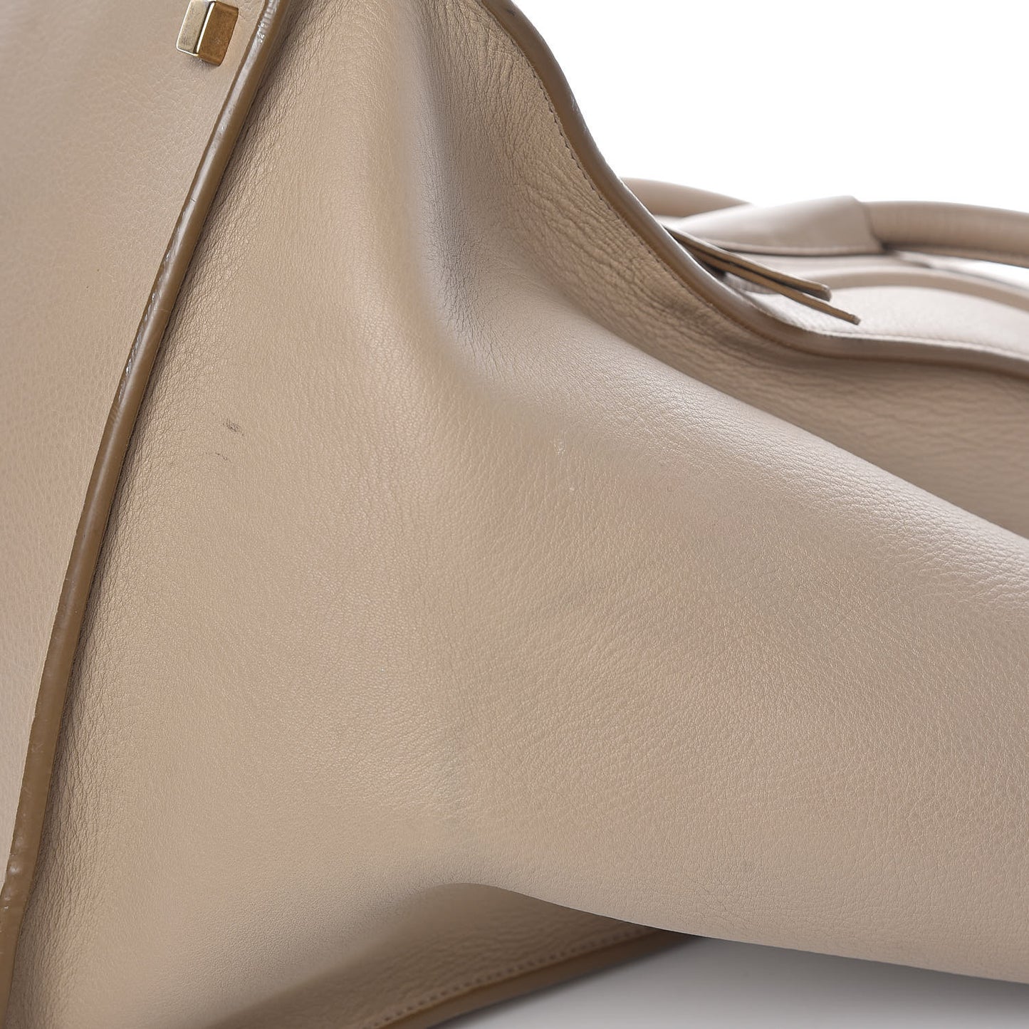 Supple Calfskin Medium Phantom Luggage Beige