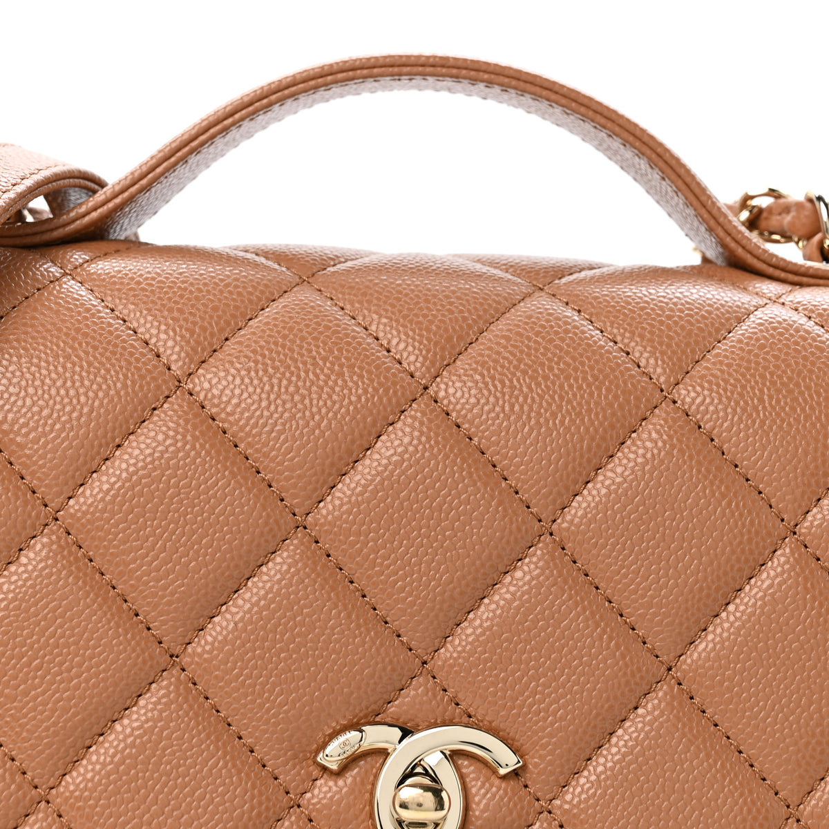 Chanel Caviar Quilted Medium Business Affinity Flap Brown 8 of 12