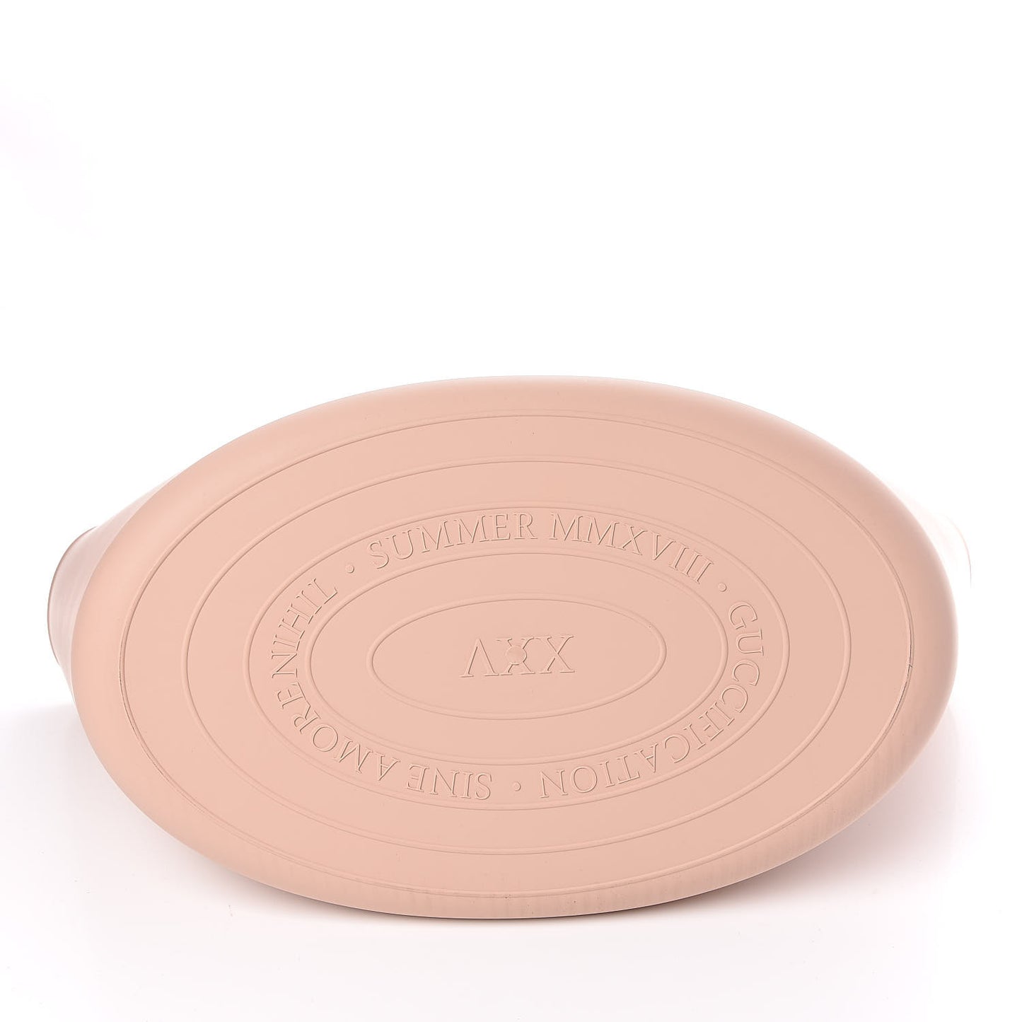 Rubber Oversized Logo Tote Rosa