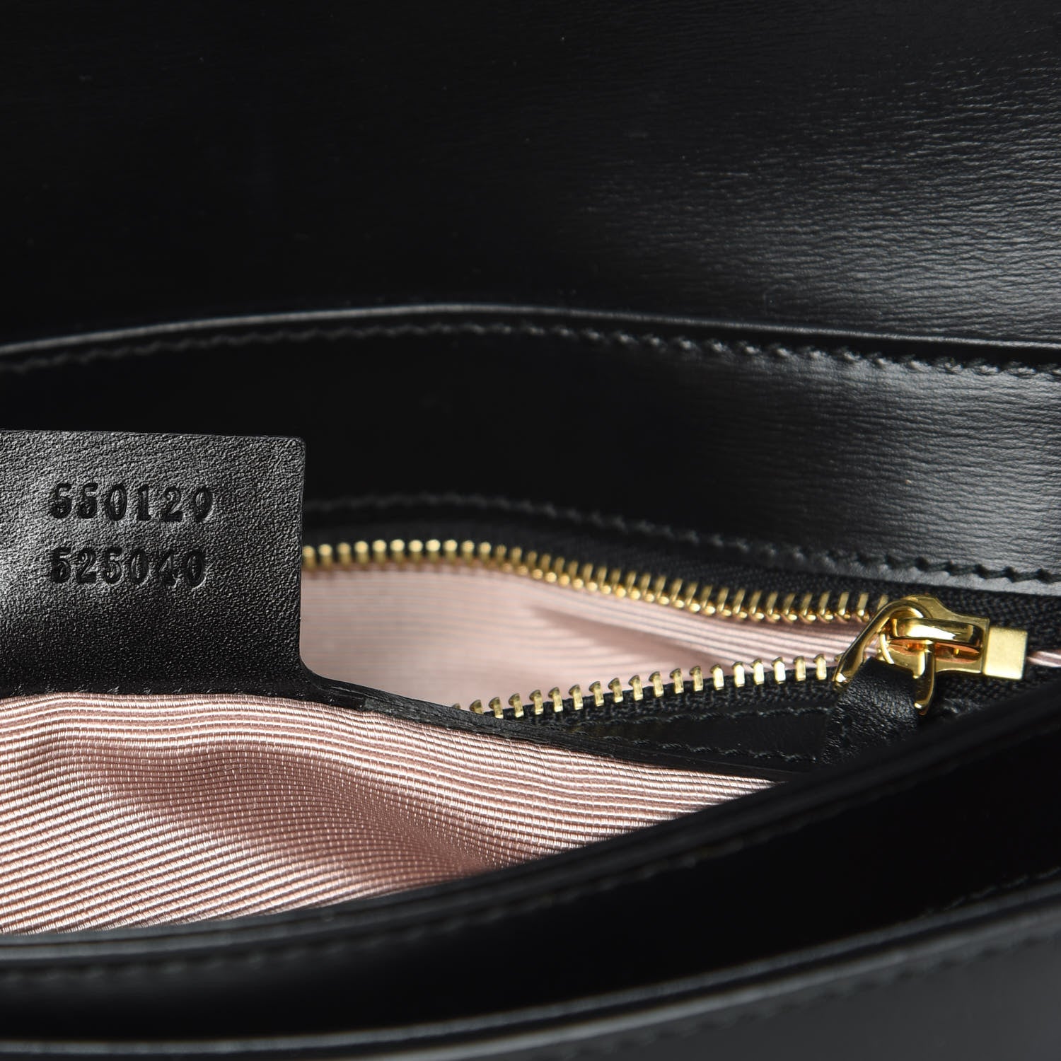 Gucci Vitello Palmellato Lux Small Arli Flap Shoulder Bag Black 7 of 13