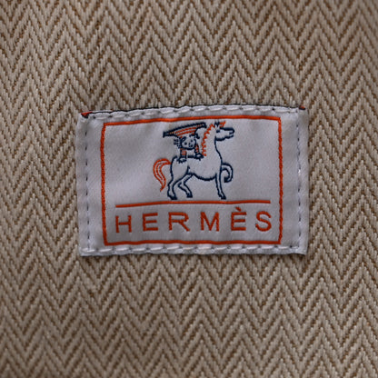 Hermes Canvas Large Bride-A-Brac Cabriole Case Bleu Nattier 6 of 8