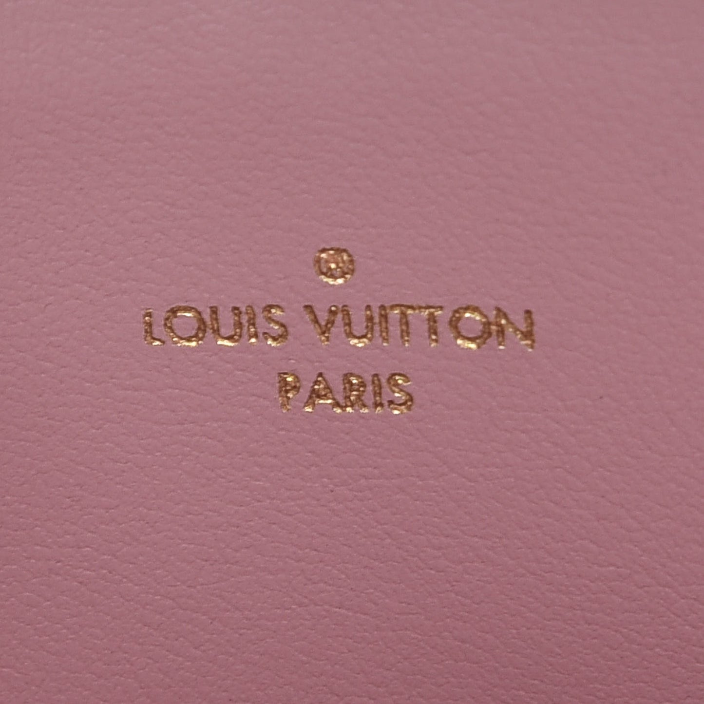 Damier Azur Felicie Chain Wallet Zippered Insert Rose Ballerine