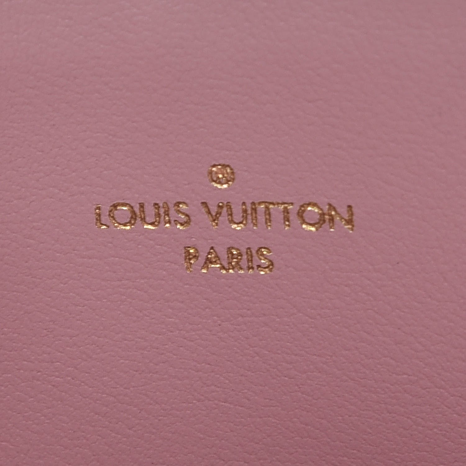 Louis Vuitton Damier Azur Felicie Chain Wallet Zippered Insert Rose Ballerine 6 of 8