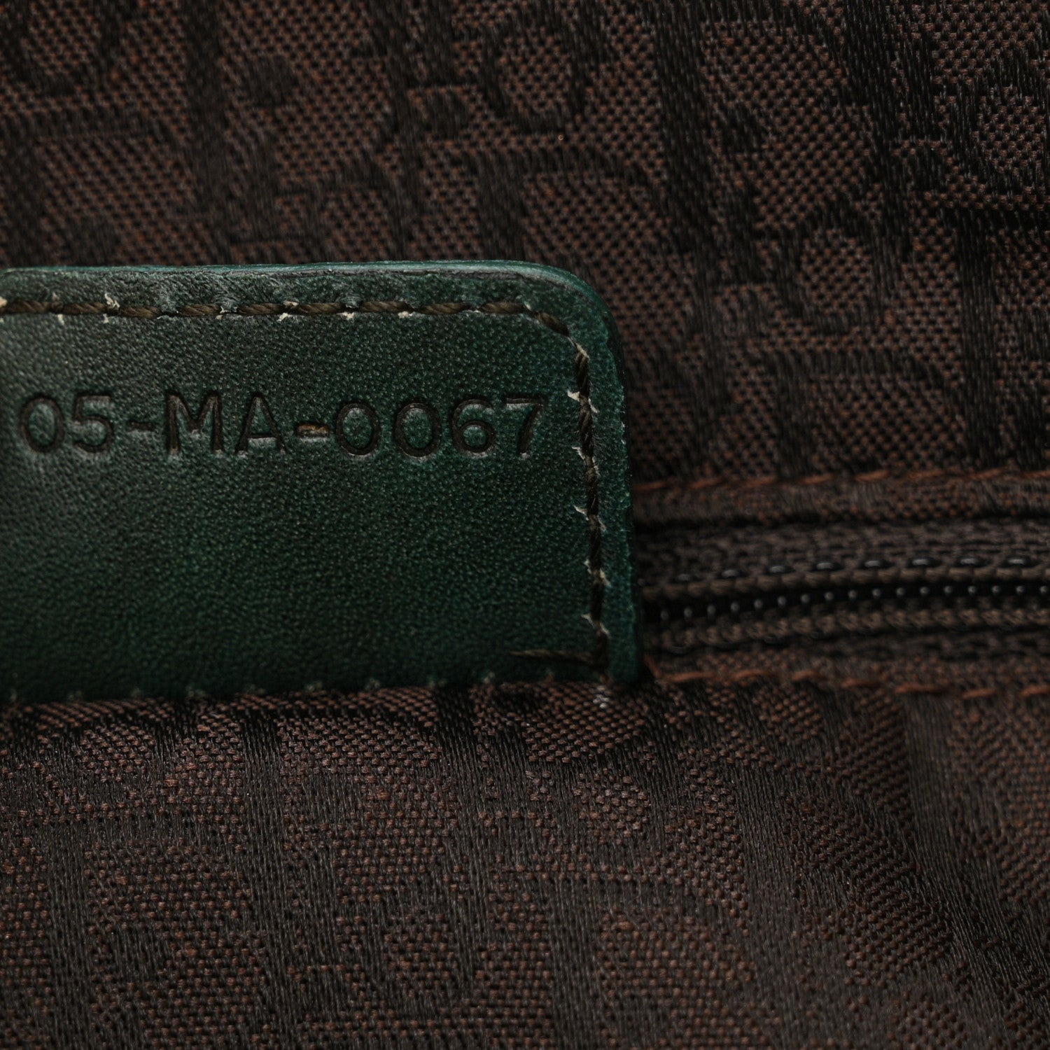 Christian Dior Suede Calfskin Medium Gaucho Double Saddle Green 7 of 18