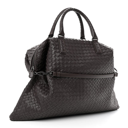Bottega Veneta Nappa Intrecciato Maxi Convertible Tote Ebano 4 of 11
