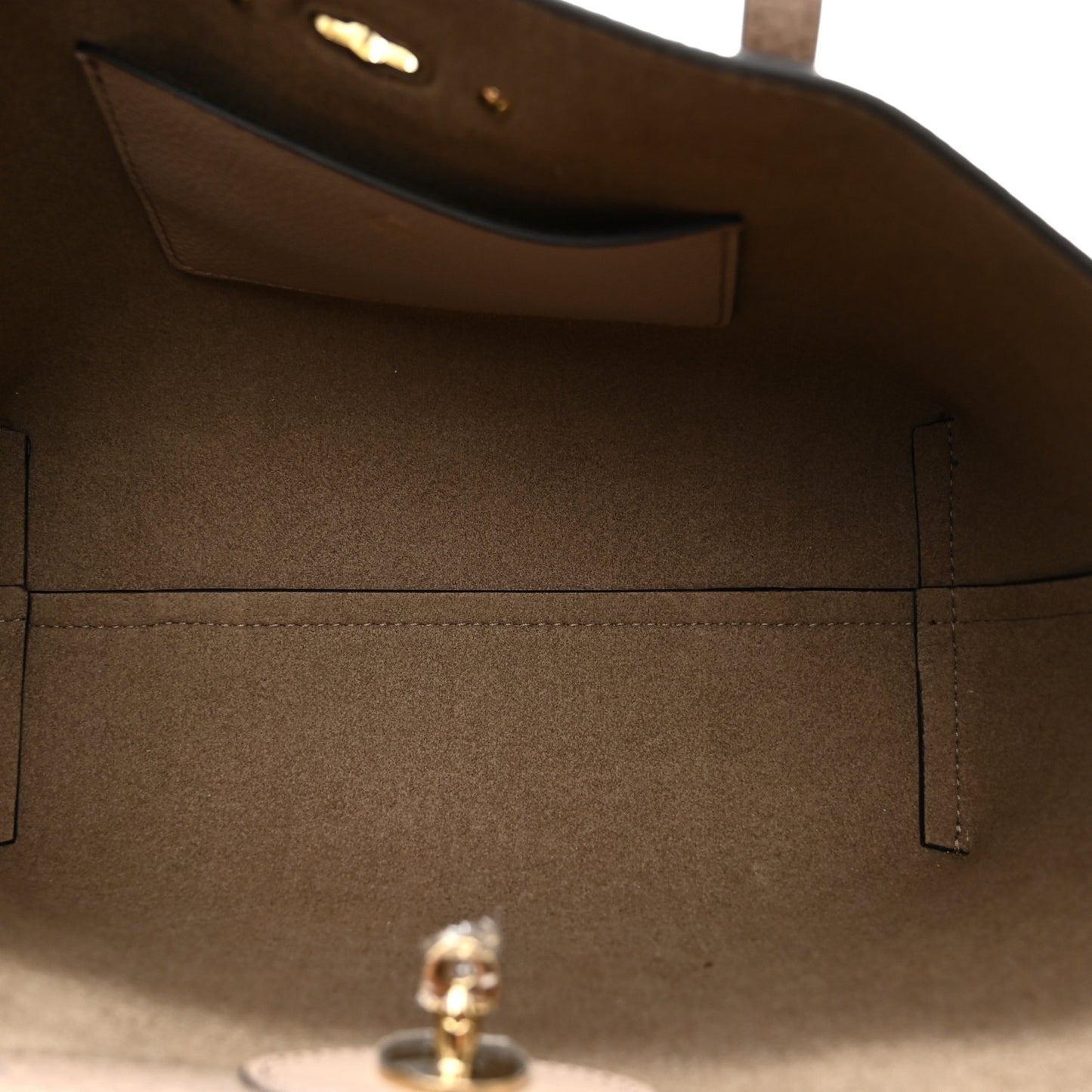 Heavy Grain Mini Bayswater Tote Cashmere Taupe