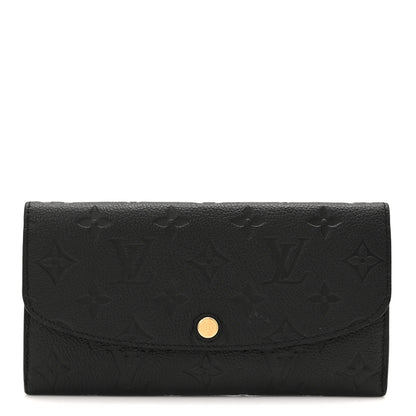 Louis Vuitton Empreinte Emilie Wallet Black Dune 1 of 6
