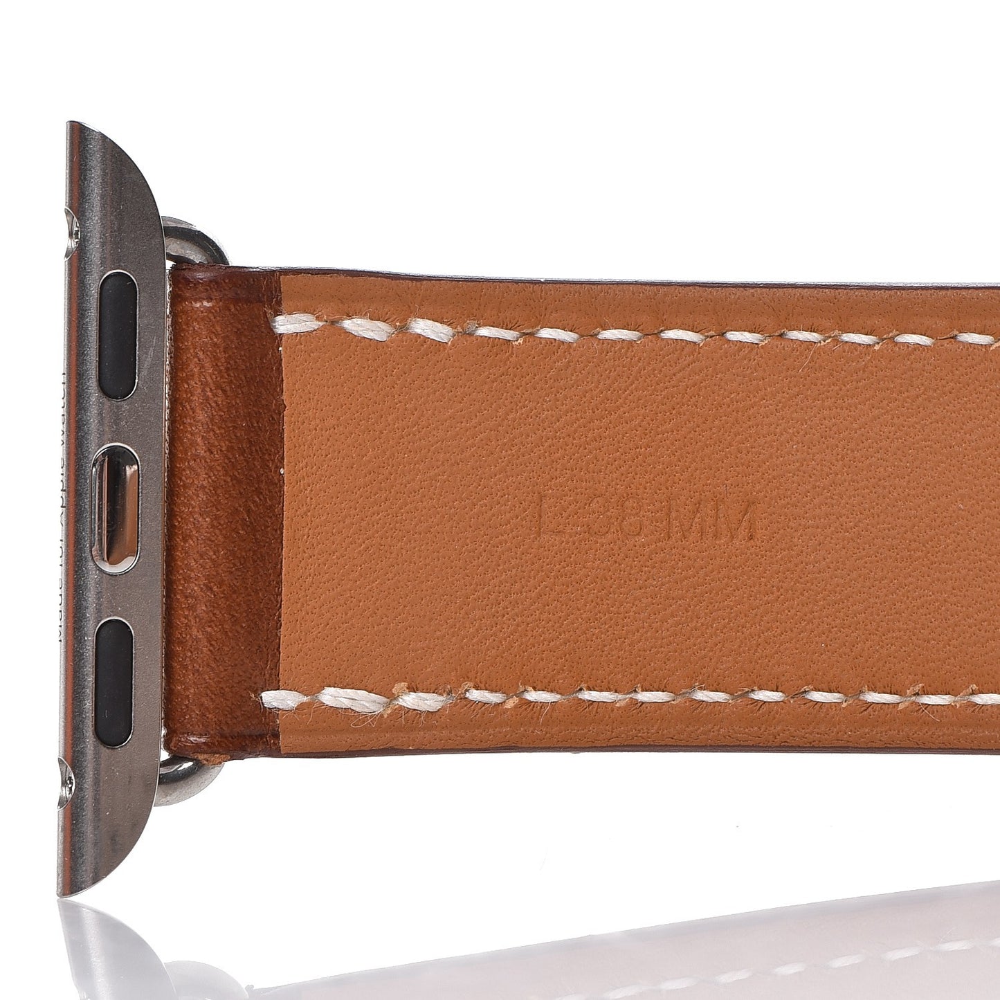 Barenia 38mm Apple Watch Double Tour Fauve