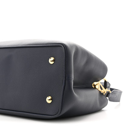 Louis Vuitton Taurillon Capucines MM Indigo 10 of 10