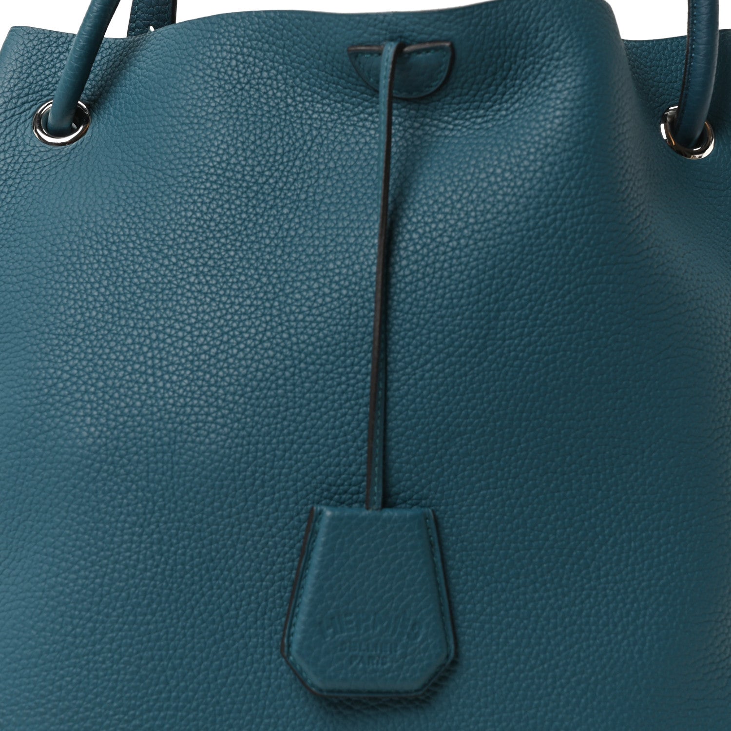 Hermes Taurillon Clemence Silkycity 33 Vert Bosphore 7 of 9