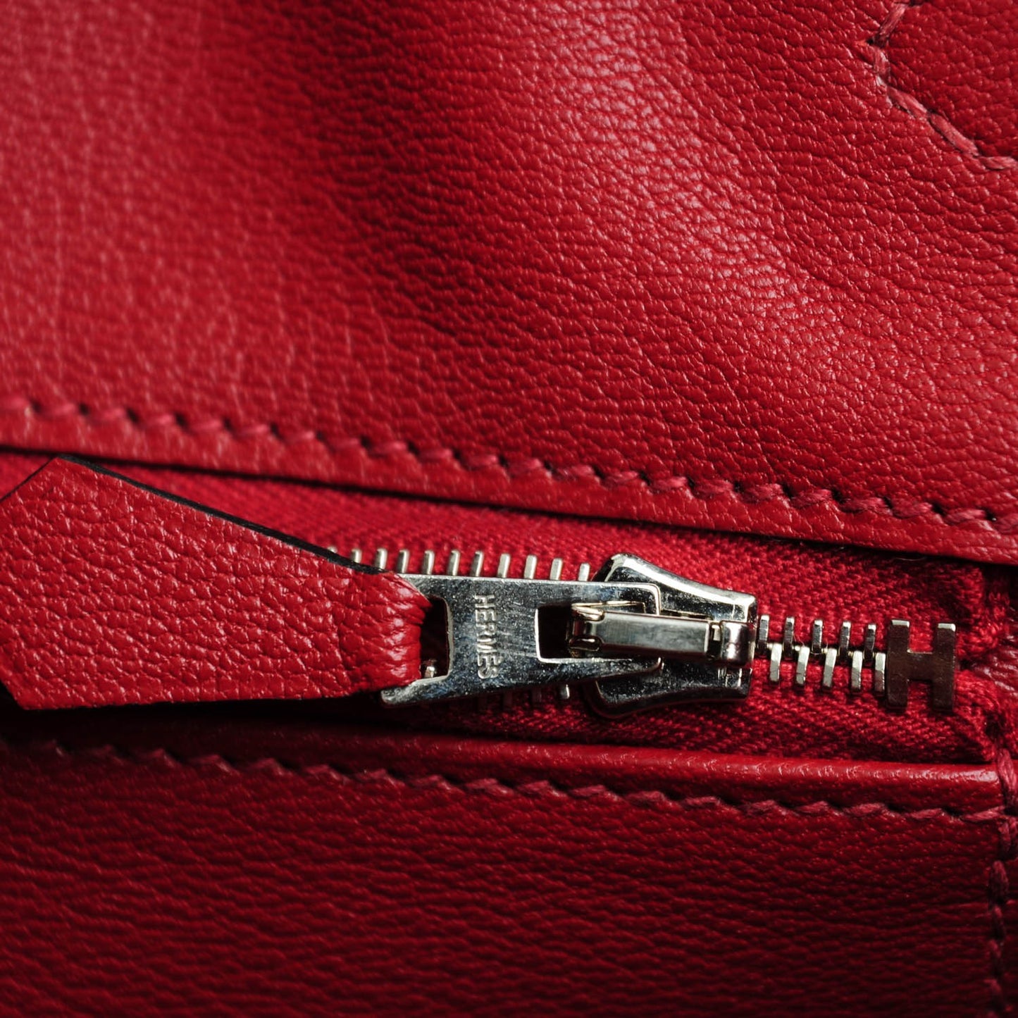 Shiny Porosus Crocodile Birkin 35 Rouge H