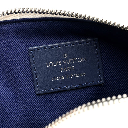 Louis Vuitton Monogram Watercolor City Keepall Blue 6 of 9