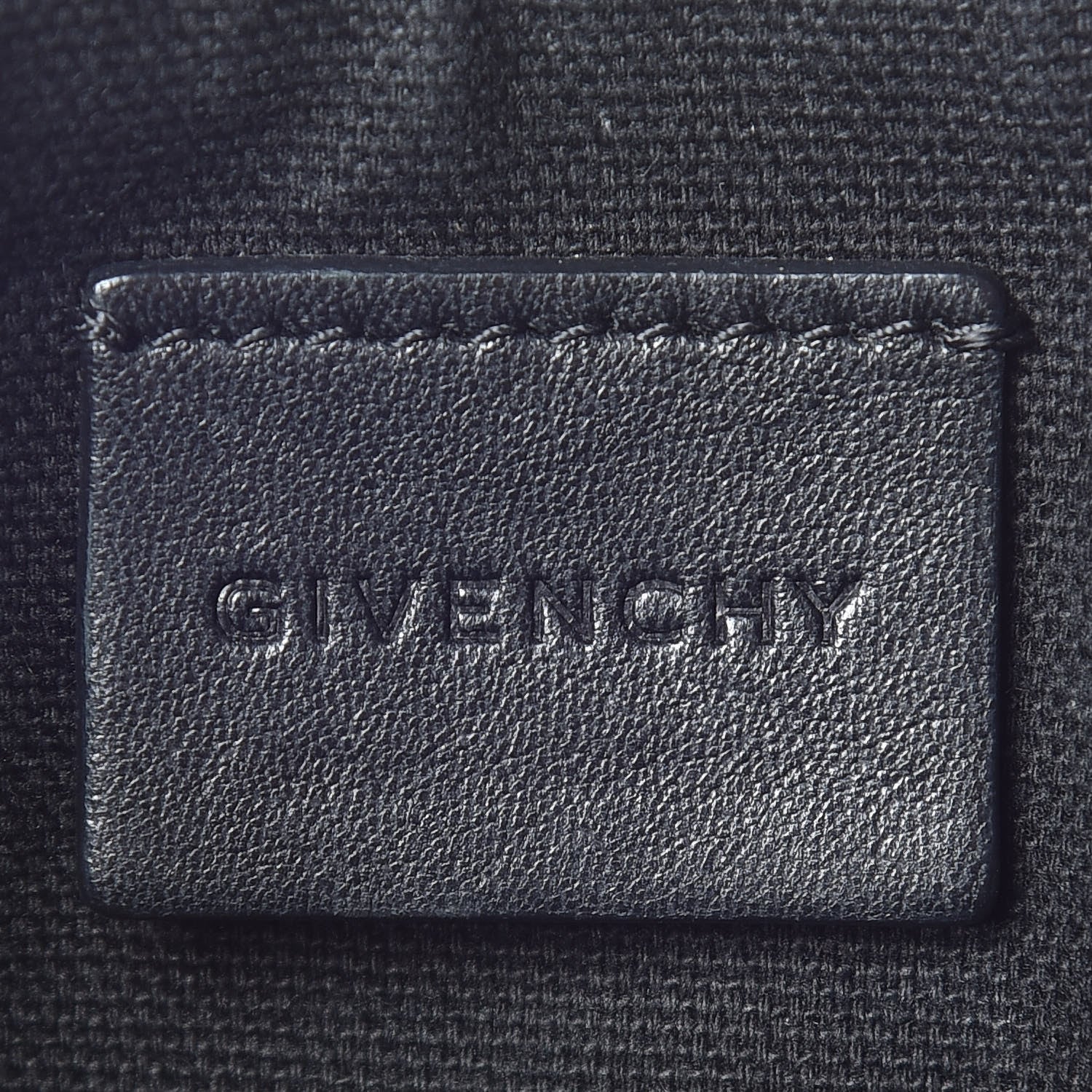 Givenchy Texutured Coated Canvas Rottweiler Print Medium Cosmetic Pouch Black 8 of 11