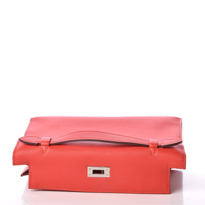 Hermes Swift Kelly Pochette Clutch Rouge Tomate 10 of 26