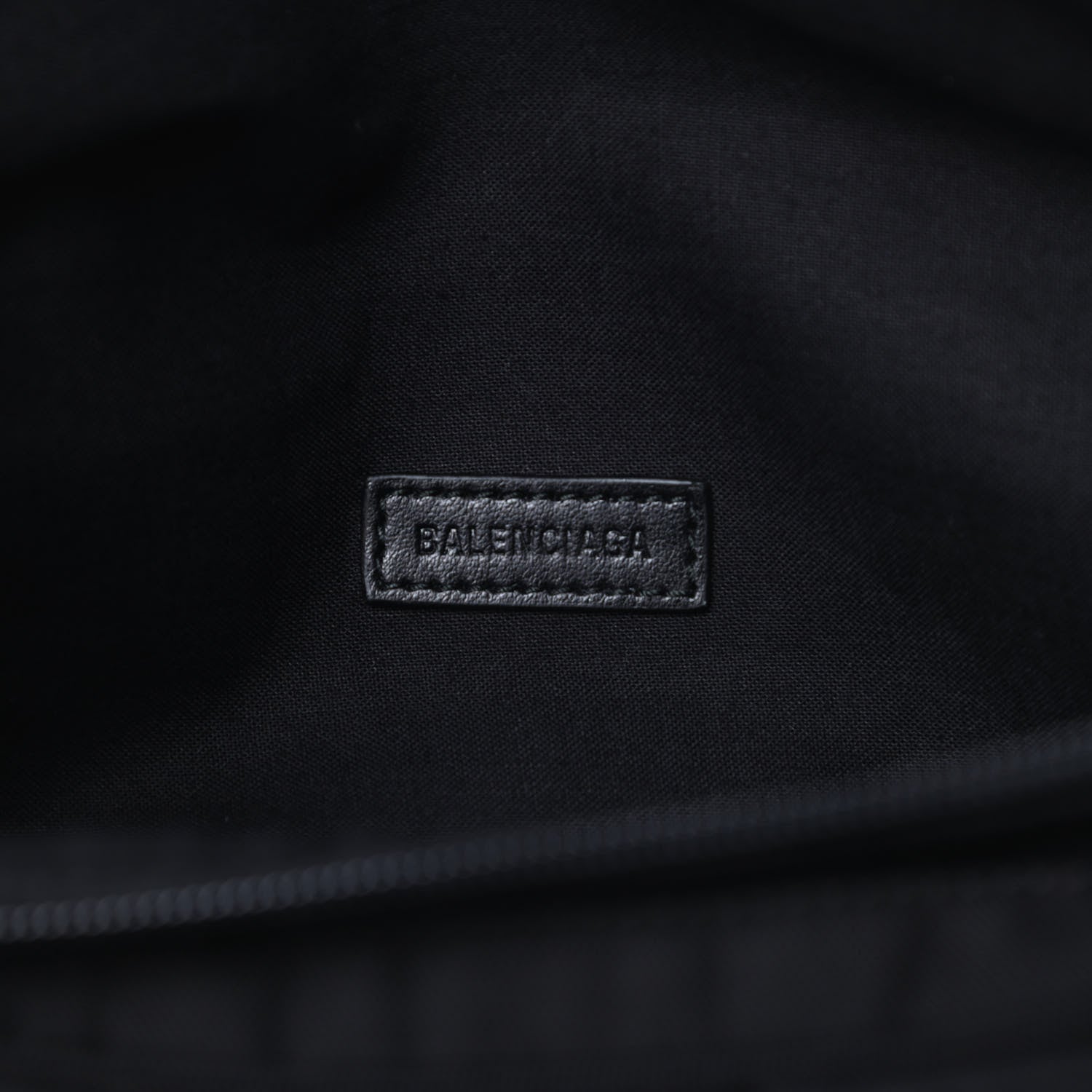 Balenciaga Casual Nylon Green Logo Embroidered Explorer Beltpack Black 6 of 10