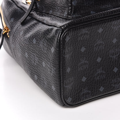 MCM Visetos Studded Medium Stark M Backpack Black 7 of 9