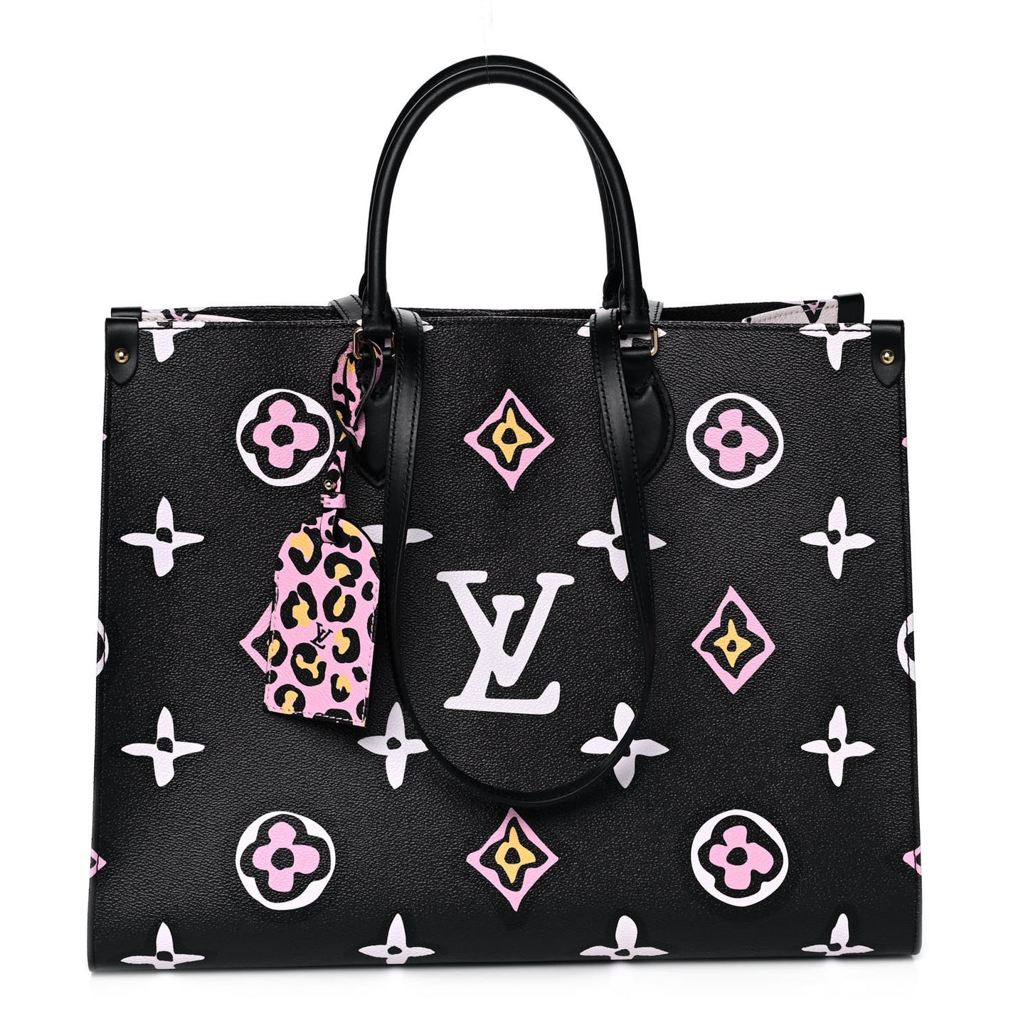 Monogram Giant Wild At Heart Onthego GM Black