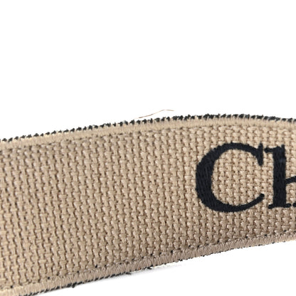 Christian Dior Canvas Embroidered Shoulder Strap Black 5 of 8