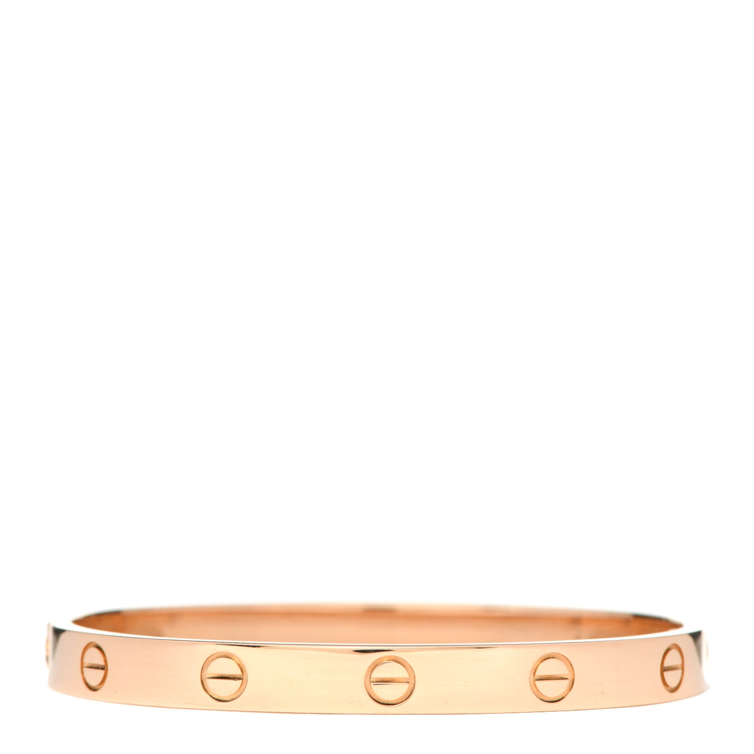 Cartier 18K Pink Gold LOVE Bracelet 17 3 of 6