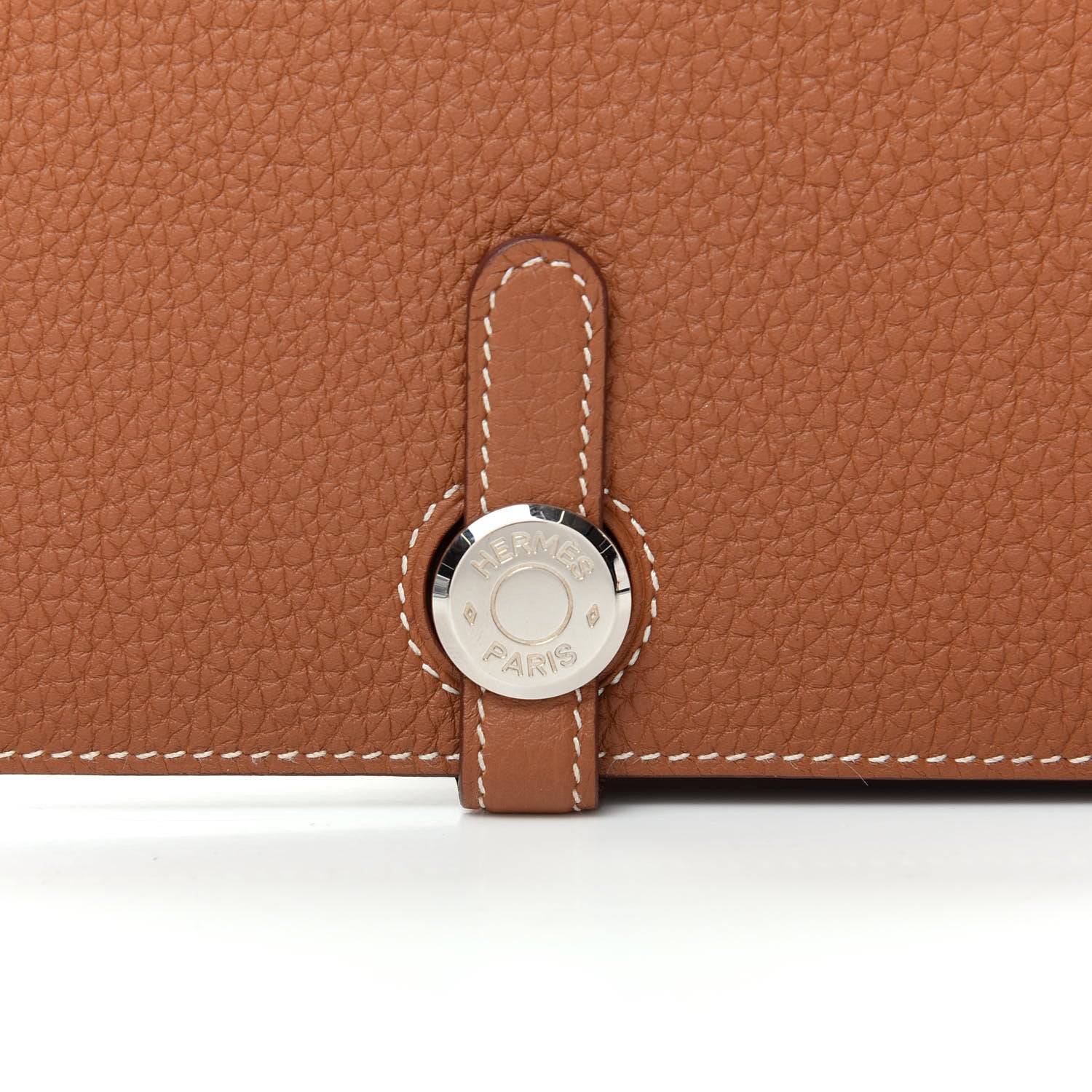 Hermes Togo Dogon Recto Verso Wallet Gold 6 of 8