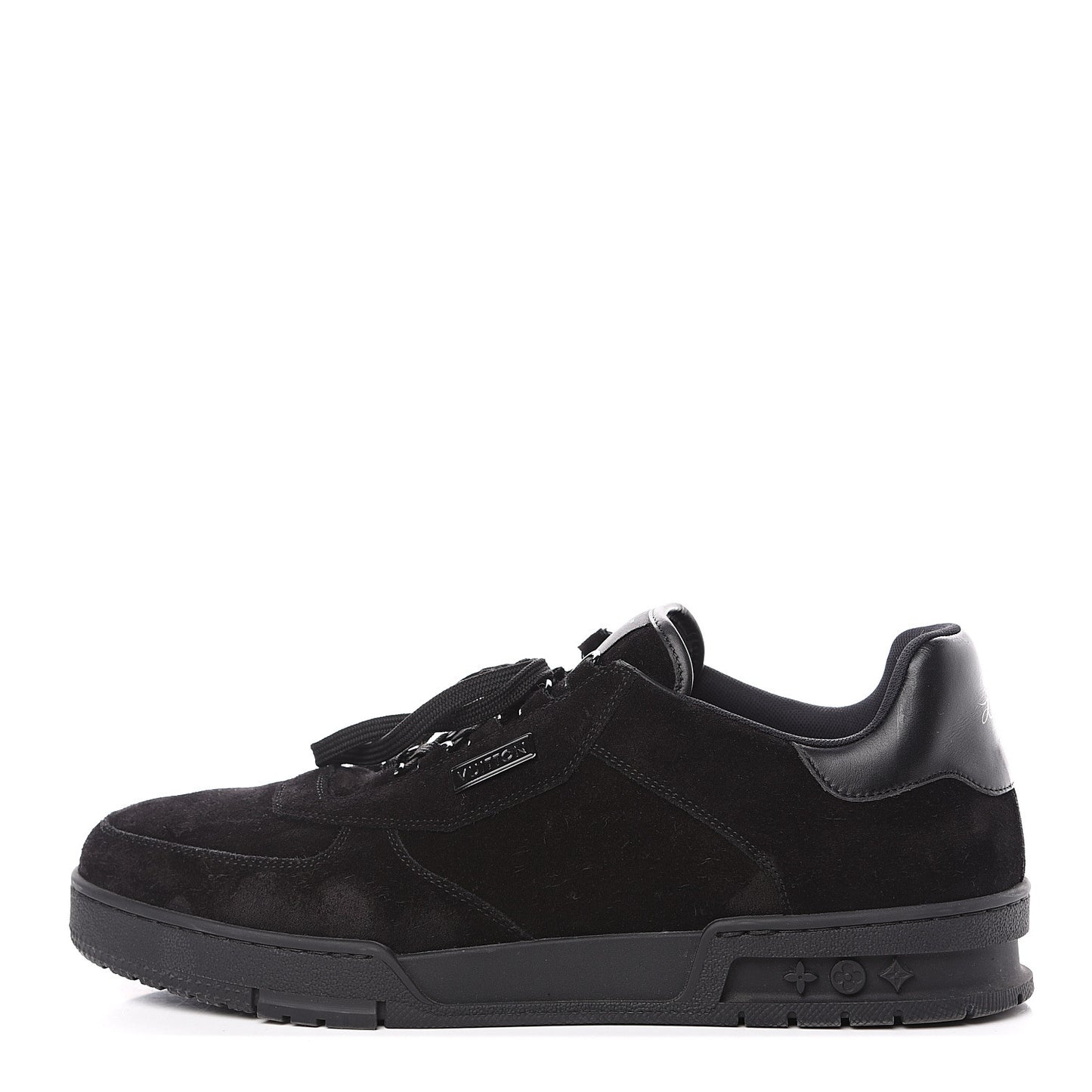 Suede Uniform Sneakers 10.5 Black