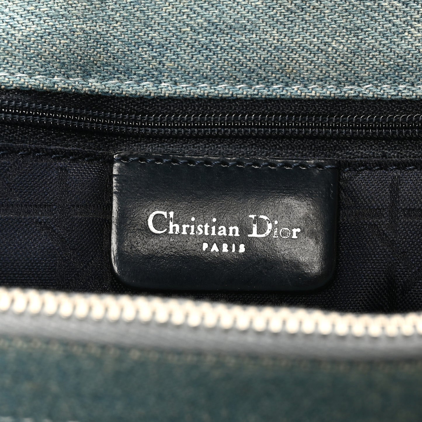 Denim Cannage Lady Dior Light Blue