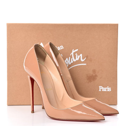 Christian Louboutin Patent So Kate 120 Pumps 37 Nude 21 of 21