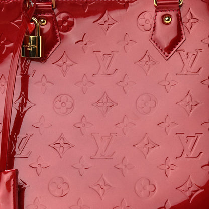 Louis Vuitton Vernis Alma MM Pomme D'Amour 7 of 9
