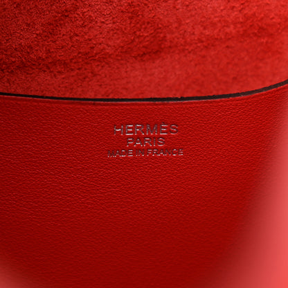 Hermes Swift Taurillon Clemence Virevolte 24 Rouge Tomate Rouge H 6 of 8