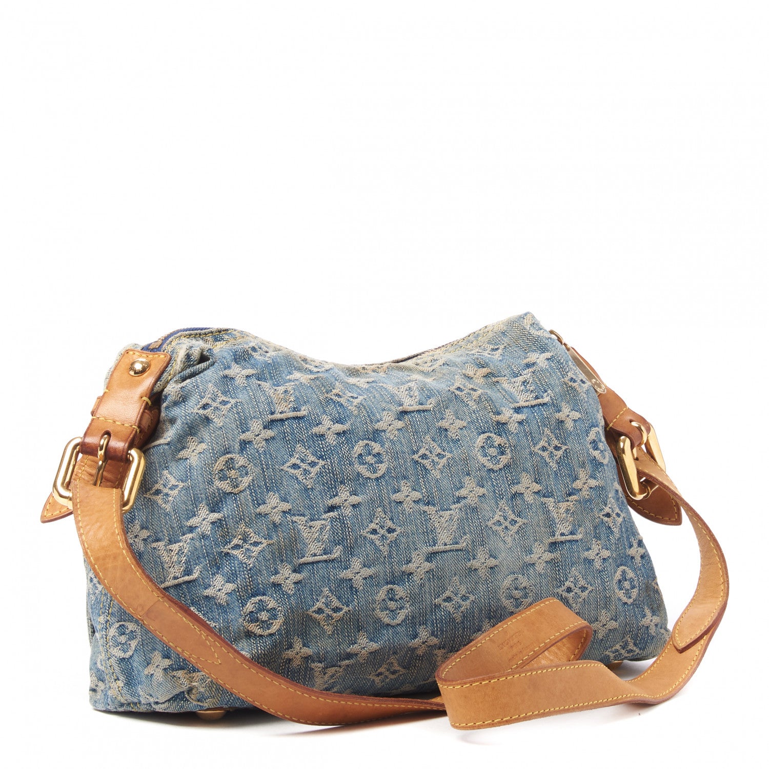 Louis Vuitton Monogram Denim Baggy PM Blue 2 of 7