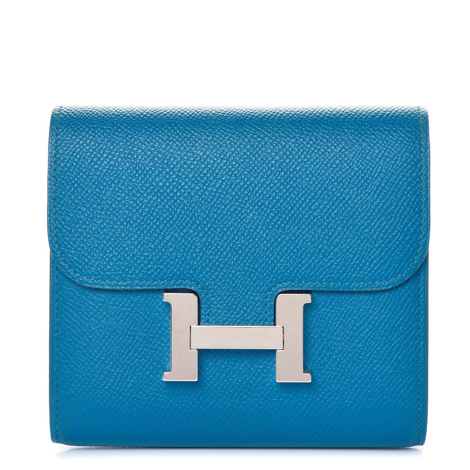Hermes Epsom Constance Short Wallet Bleu Zanzibar 1 of 8