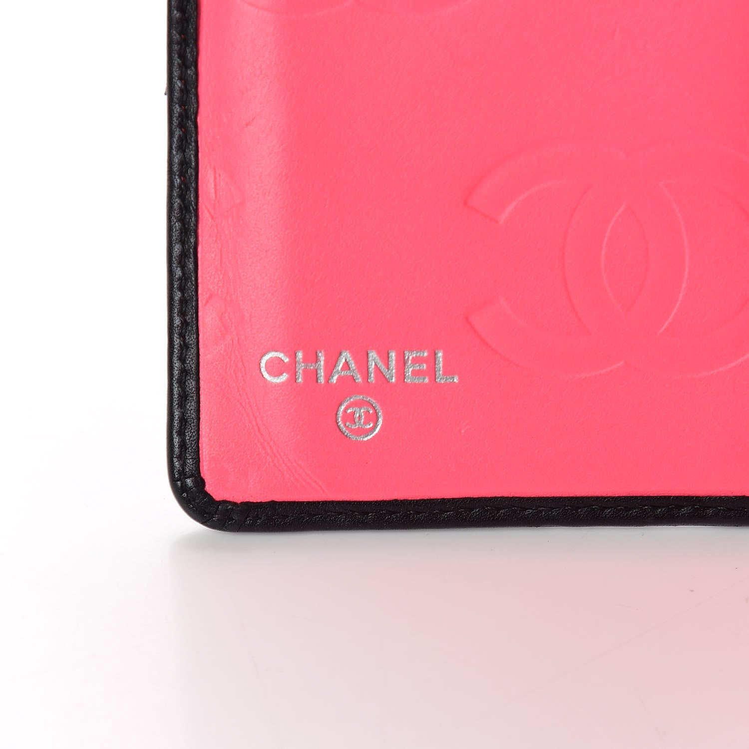 Chanel Calfskin Cambon Zipped Pocket Wallet Black 6 of 14