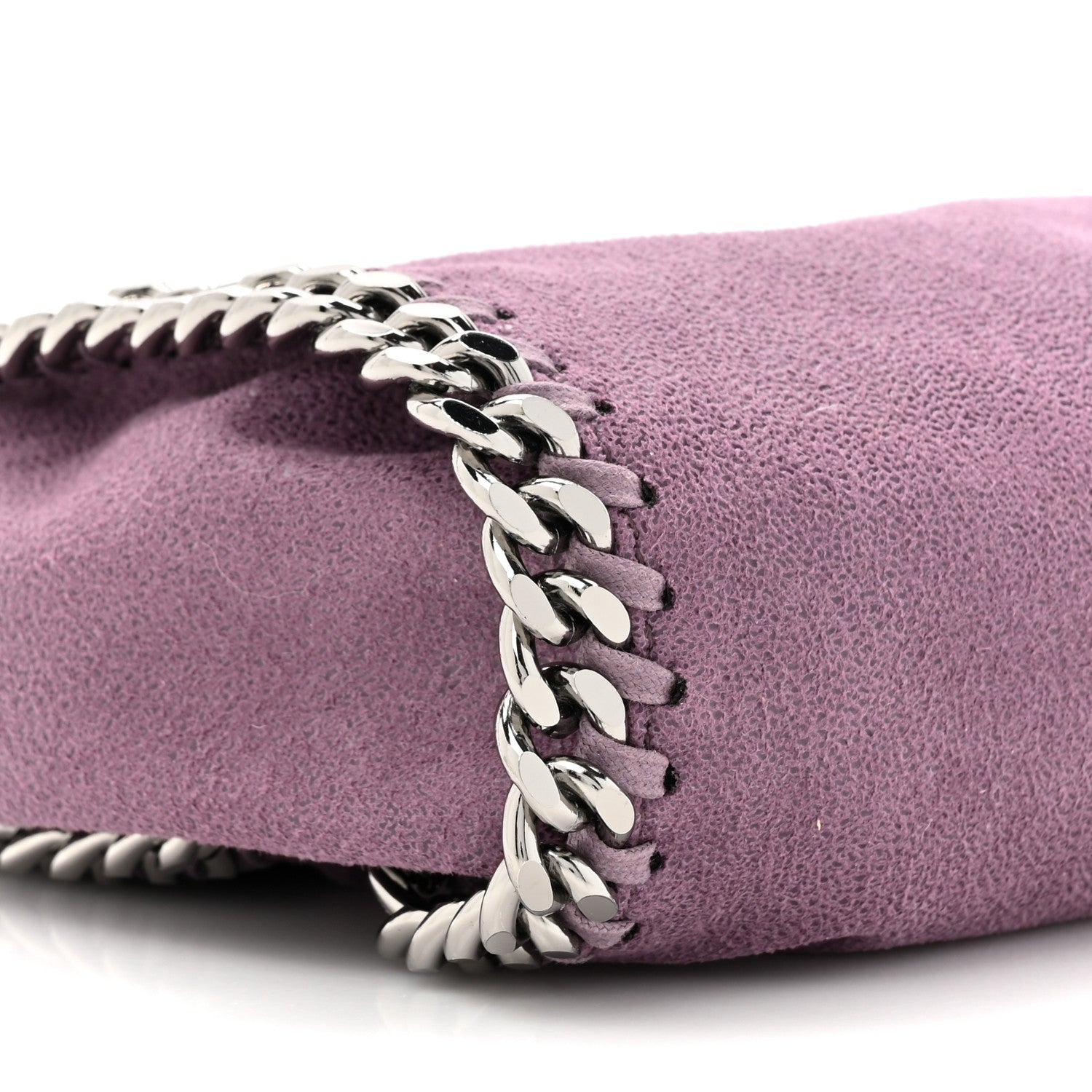 Stella McCartney Shaggy Deer Mini Falabella Fold Over Tote Amethyste 9 of 9