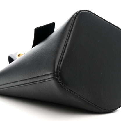 Loewe Soft Grained Calfskin Mini Pebble Bucket Bag Black 8 of 13