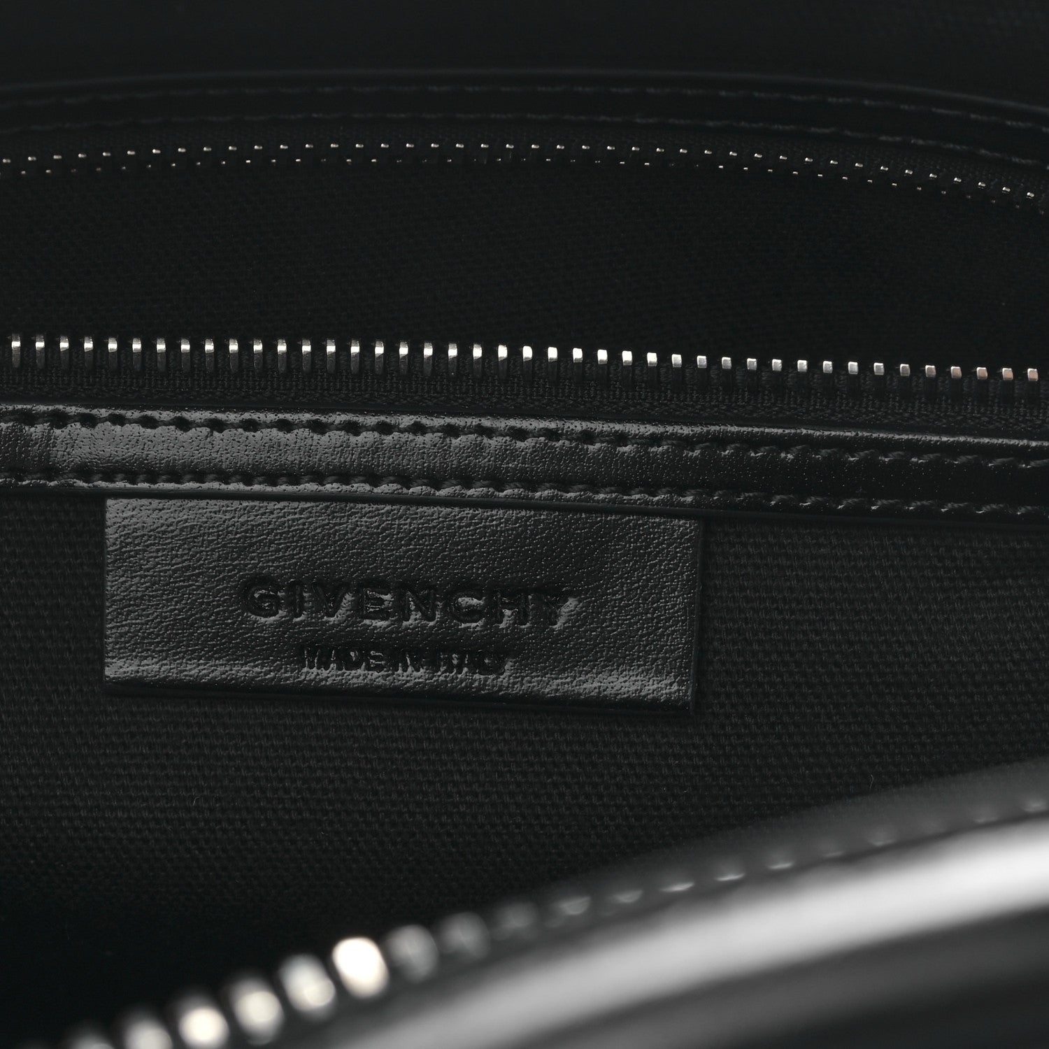 Givenchy Shiny Lord Calfskin Medium Antigona Black 6 of 9