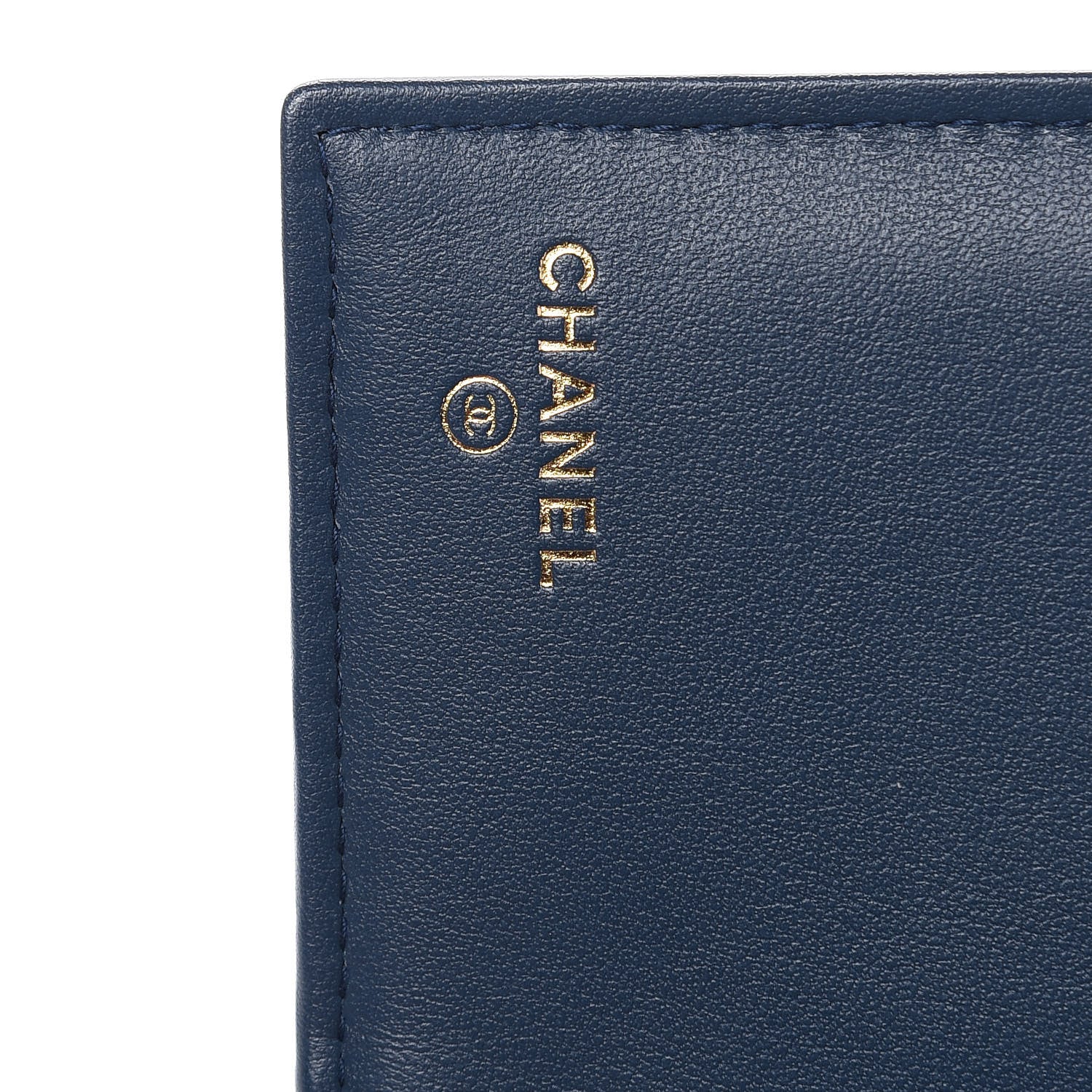 Chanel Iridescent Caviar Quilted Medium Flap Wallet Dark Blue 6 of 11