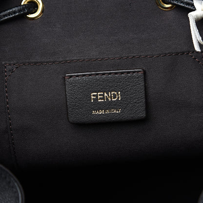 Fendi Vitello Cruise F is Fendi Drawstring Backpack Black 5 of 8