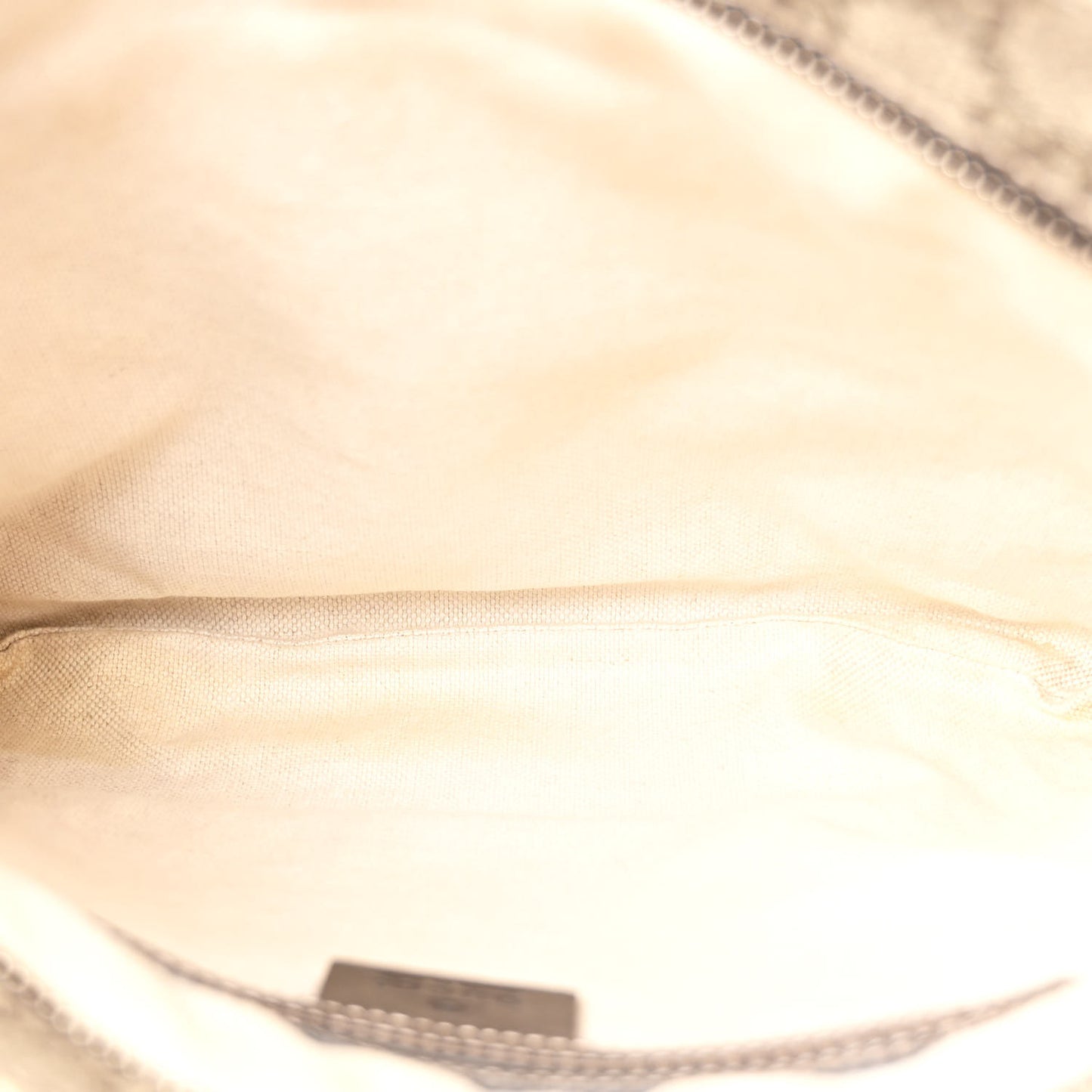 GG Supreme Monogram Selleria Calfskin Small Flat Side Zip Messenger Bag Beige Ebony Cocoa Dark Chocolate