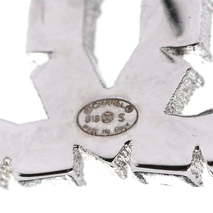 Chanel Crystal CC Earrings Silver 4 of 5