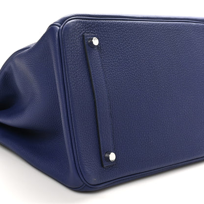 Hermes Togo Birkin 35 Bleu Encre 9 of 11